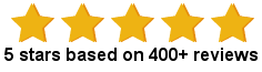 400+ 5-Star Google Reviews