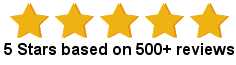 500+ 5-Star Google Reviews!!!